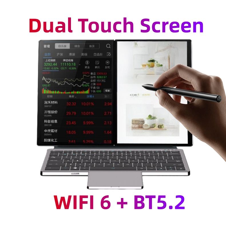 Dual 14-inch Yoga touch laptop with Intel N150