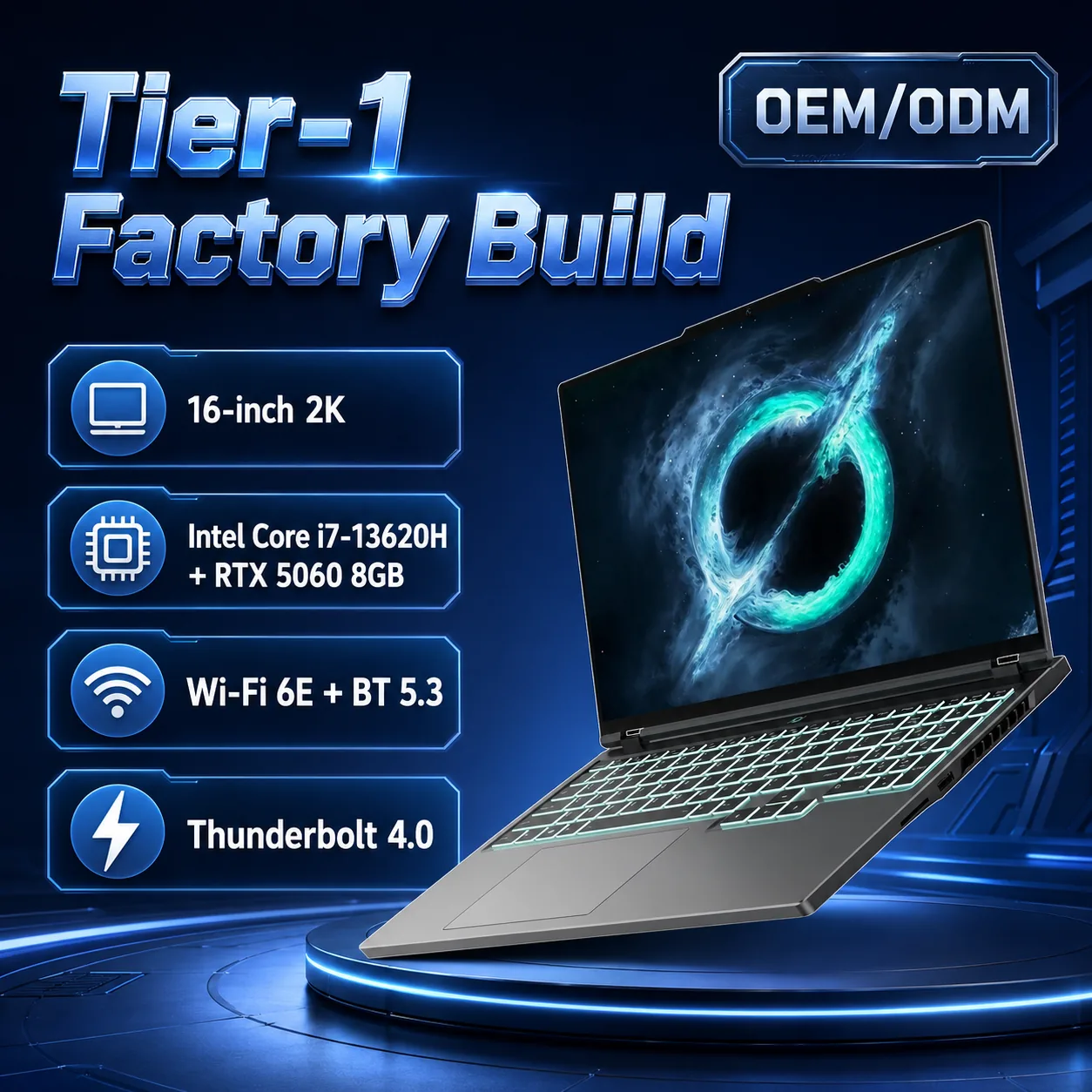 BYD16 RTX 5060 Gaming Laptop