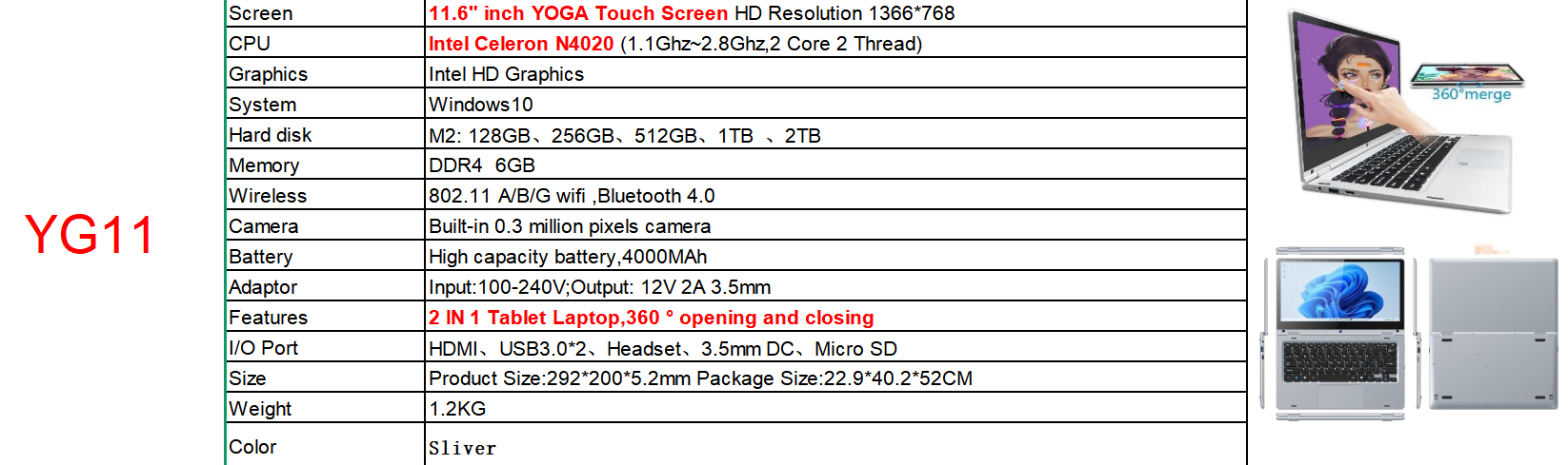 YG11 product detail 2