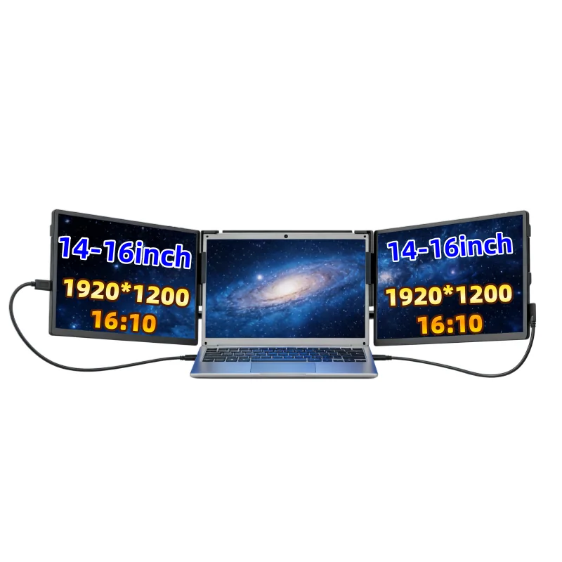 WB-MN-03 Full HD Triple-Laptop Monitor